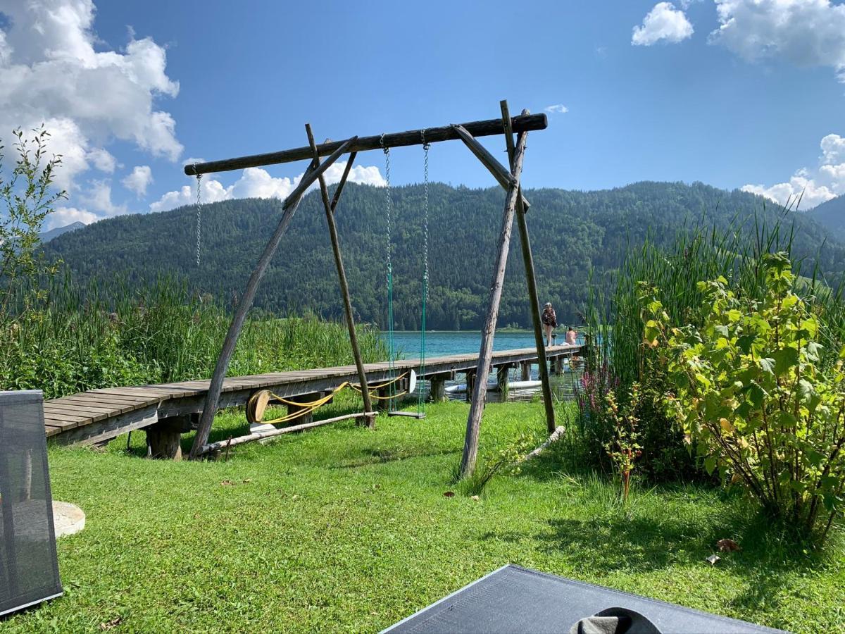 Haus Waldblick Weissensee Exterior foto