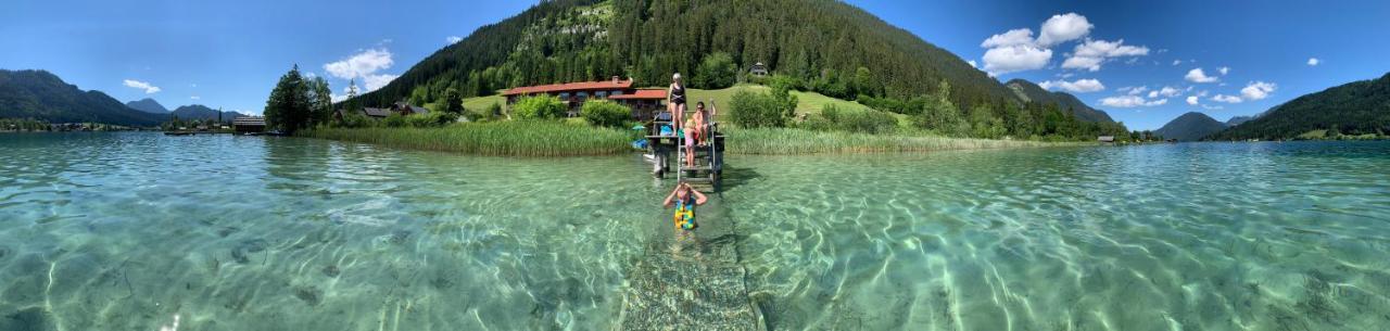 Haus Waldblick Weissensee Exterior foto